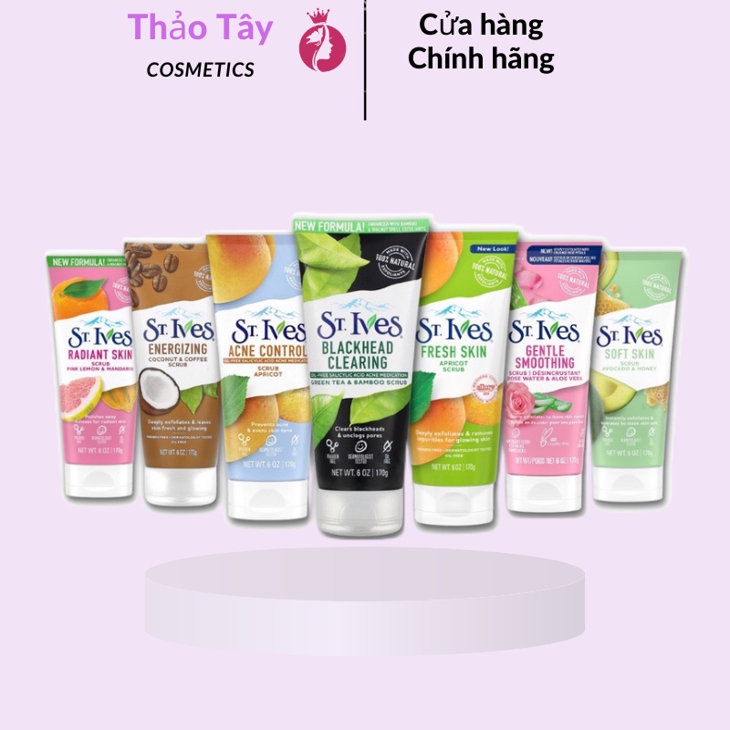Sữa Rửa Mặt Tẩy Tế Bào Chết St.Ives