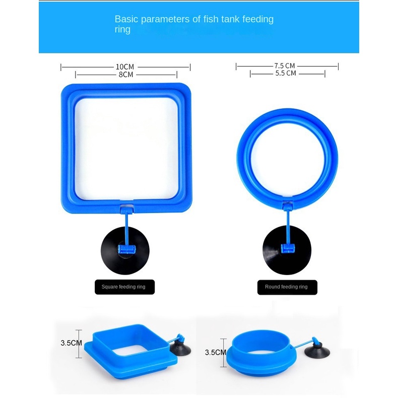 Dụng Cụ Cho Cá Ăn Hình Tròn Tiện Dụng