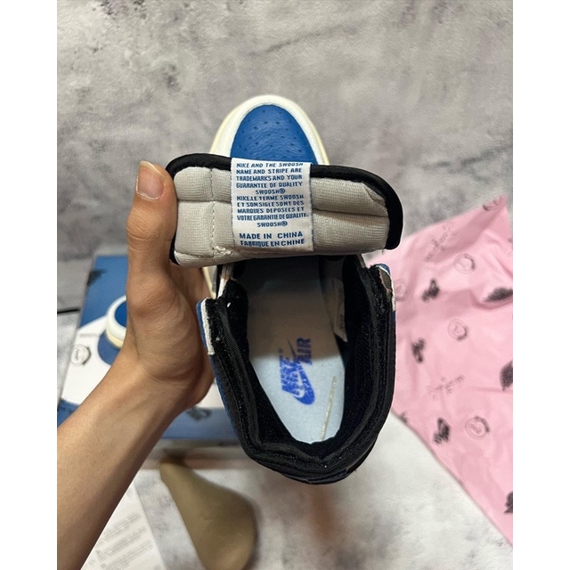 [KELLY SNEAKERS] GIày Thể Thao Sneaker Jordan 1 High Travis Scott x Fragment 2021 - Bản Cao Cấp (Ảnh Thật + Hàng Sẵn)