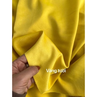 VẢI LỤA TẰM ƯỚT MÀU TRƠN CỰC HOT