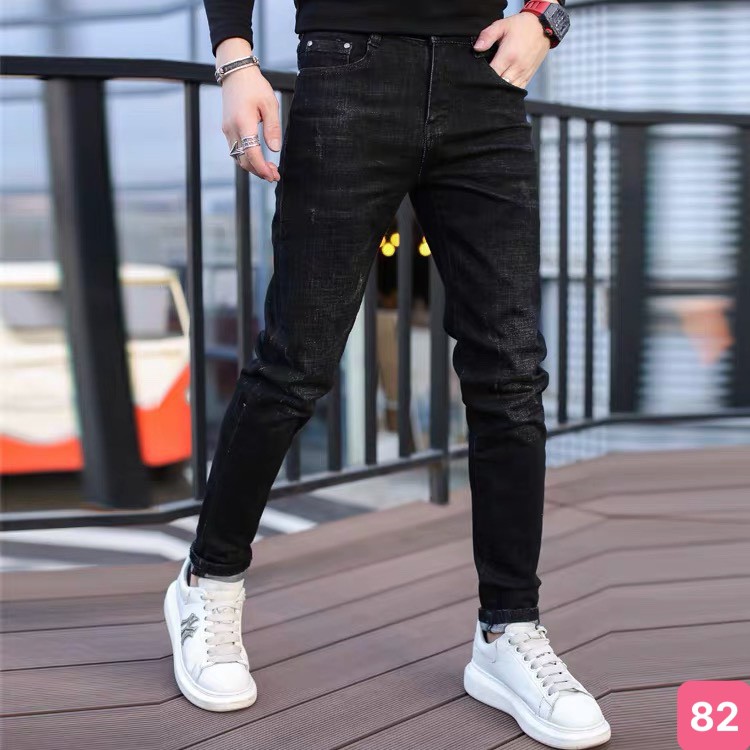 Quần Jean Nam Đen Rách Gối Cao Cấp 5192HD Có Nhiều Mẫu Mới | BigBuy360 - bigbuy360.vn