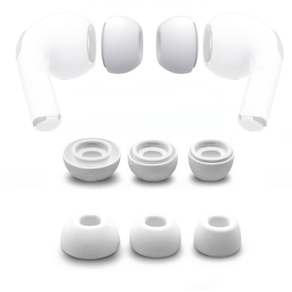 Set 6 Nút Tai Nghe Thay Thế Bằng Silicon Chuyên Dụng Cho Apple Airpods Pro