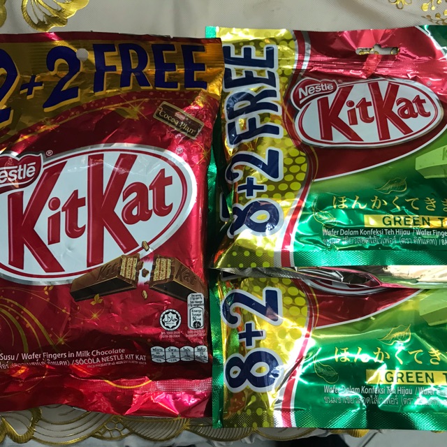 Combo Kitkat 2 trà xanh + 1 chocolate