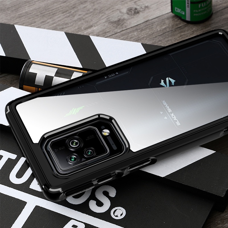Ốp Điện Thoại TPU Nhựa Cứng Trong Suốt Chống Bám Vân Tay Cho Xiaomi Black Shark 5 / Black Shark 5Pro