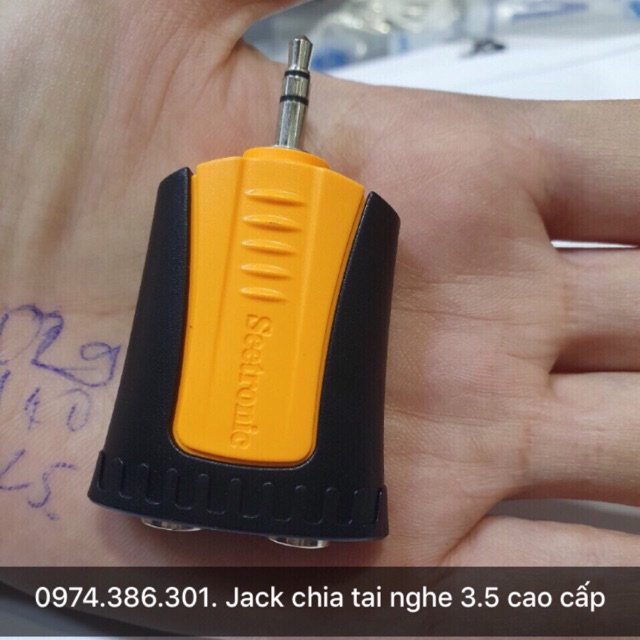 Jack rắc chia tai nghe chuẩn 3.5 cao cấp hãng SEETRONIC nhập khẩu. Báo giá 1 cái.