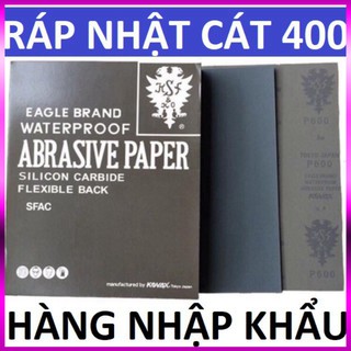 Giấy nhám Nhật 400 đen , giấy ráp chà xe máy, ô tô KOVAX , Nhập khẩu Nhật Bản