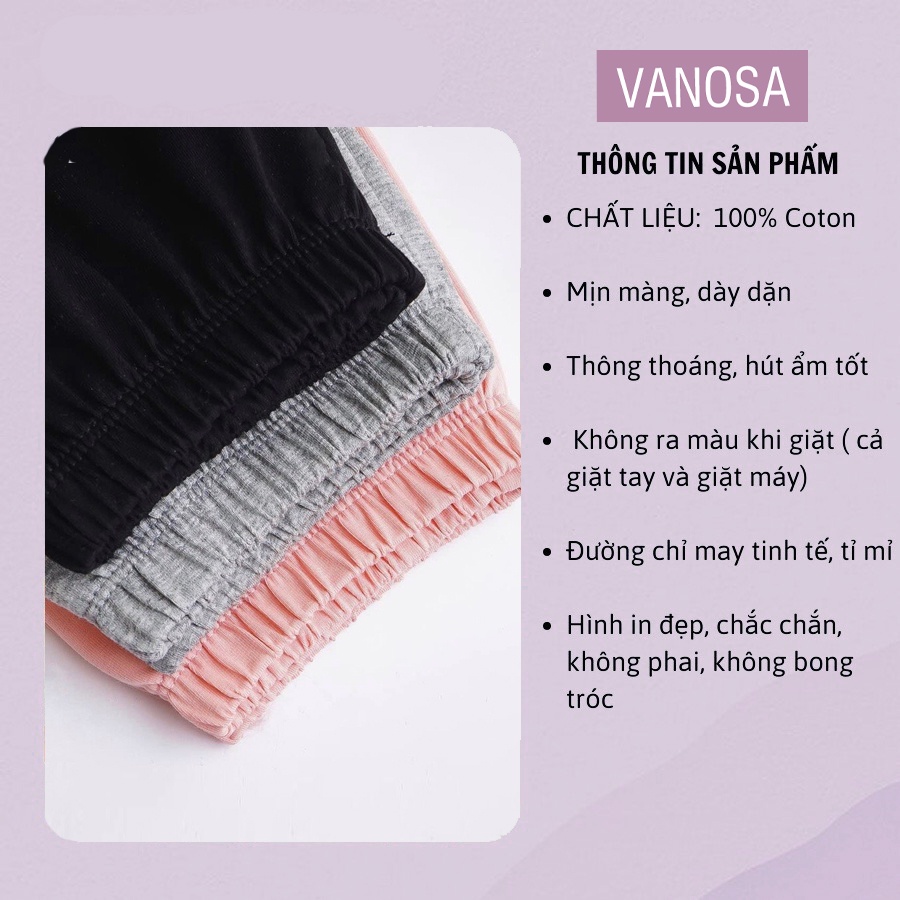 Quần Legging Đùi Mùa Hè Tiện Lợi VANOSA Cho Bé Gái