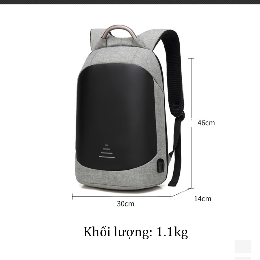 Balo tích hợp cổng sạc USB hiện đại, balo trung học cơ sở, balo sinh viên đại học
