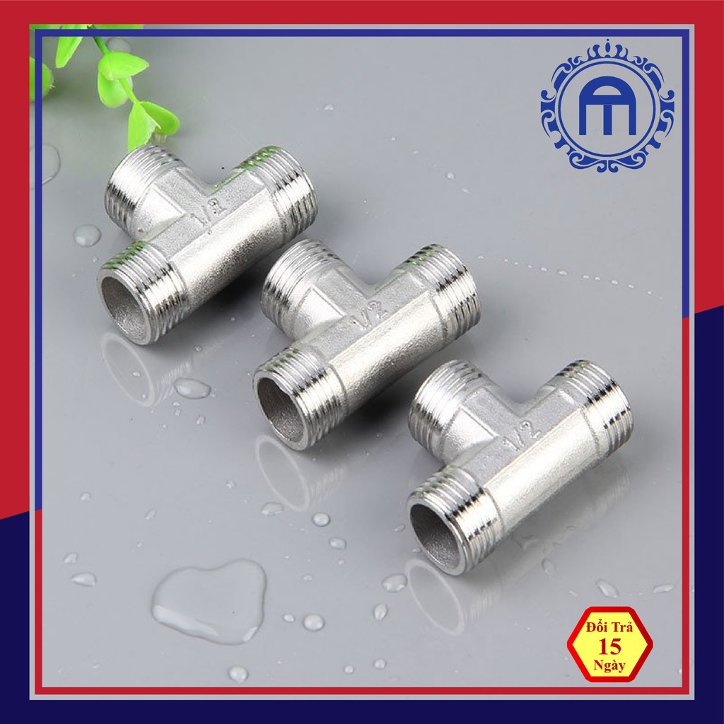 Tê Inox Ren Ngoài 3 Đầu Ren Ngoài