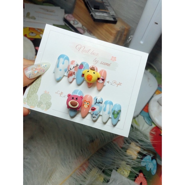 Nail box de thuong (hình thật shop chụp)