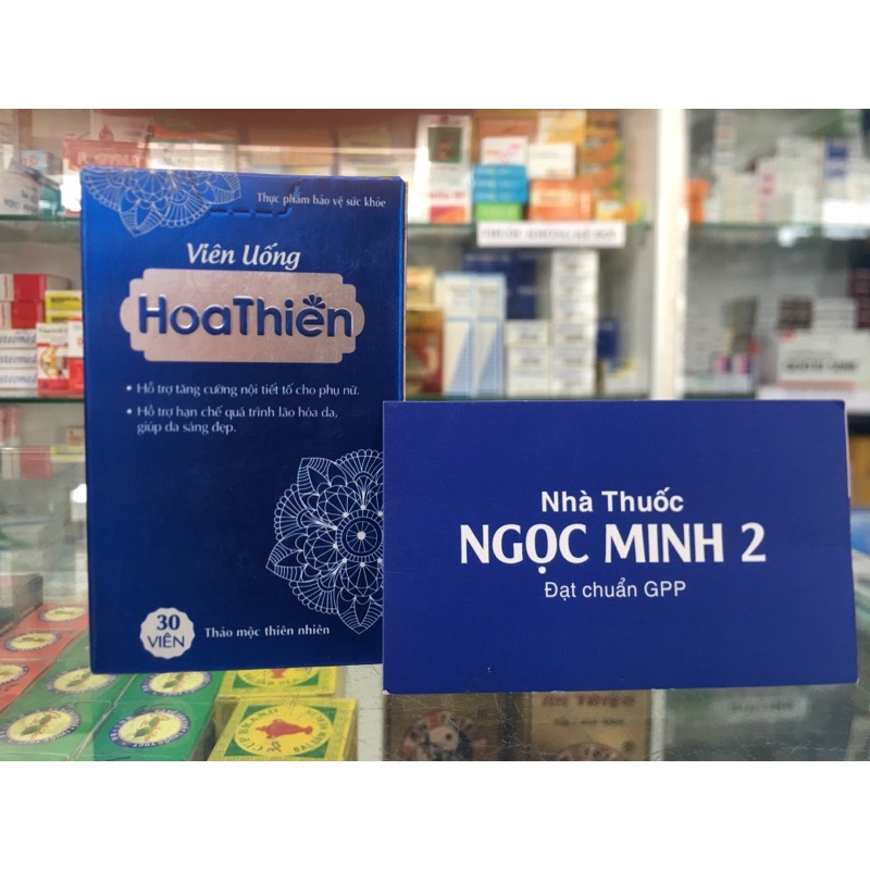 ✅ [Chính Hãng] Viên Uống Hoa Thiên hỗ trợ tăng cường nội tiết tố cho phụ nữ hỗ trợ hạn chế quá trình lão hoá da, giúp da