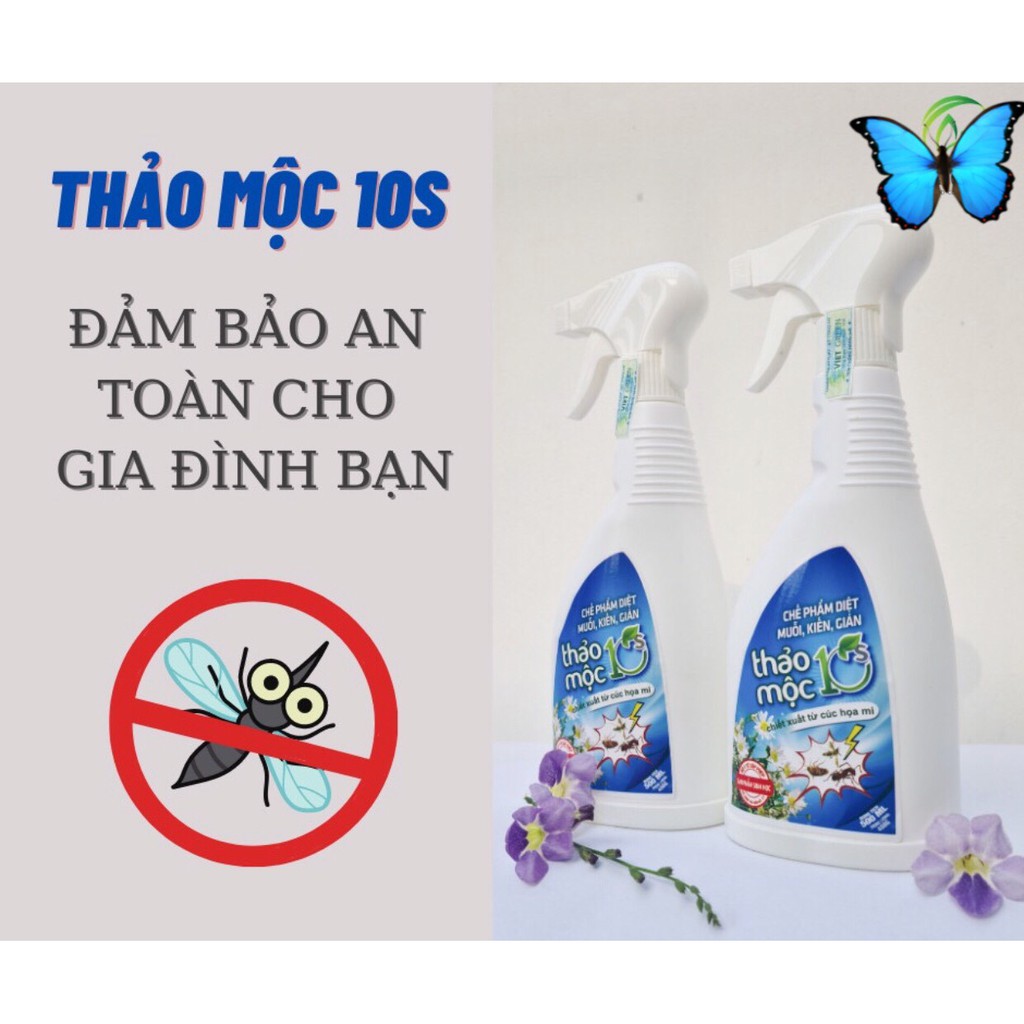 Chế phẩm diệt muỗi, kiến THẢO MỘC 10S