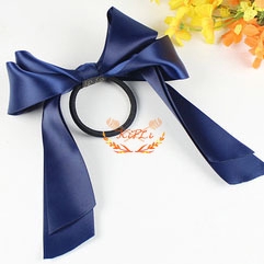 Dây buộc tóc đính nơ ruy băng lớn phong cách Hàn Quốc xinh xắn thời trang cho nữ