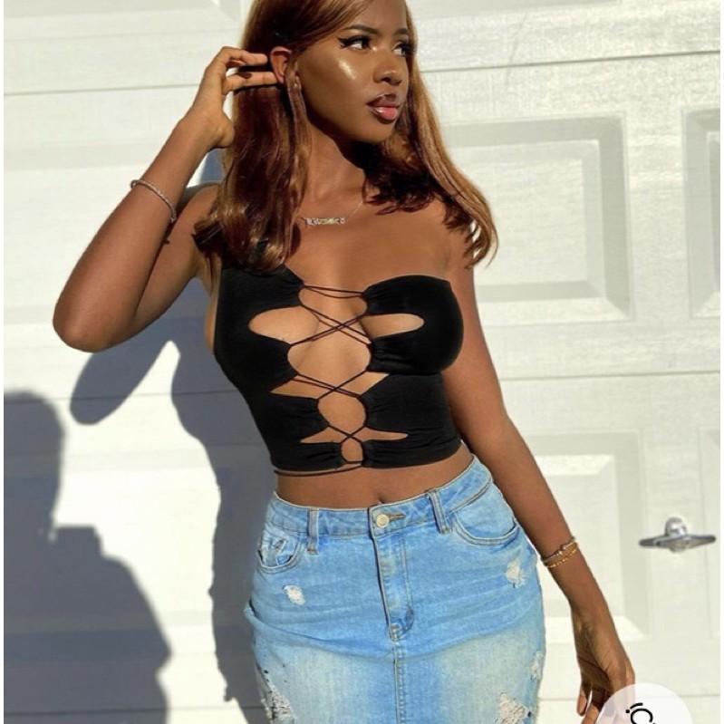 ÁO CROPTOP ĐAN DÂY 🤗 A.10