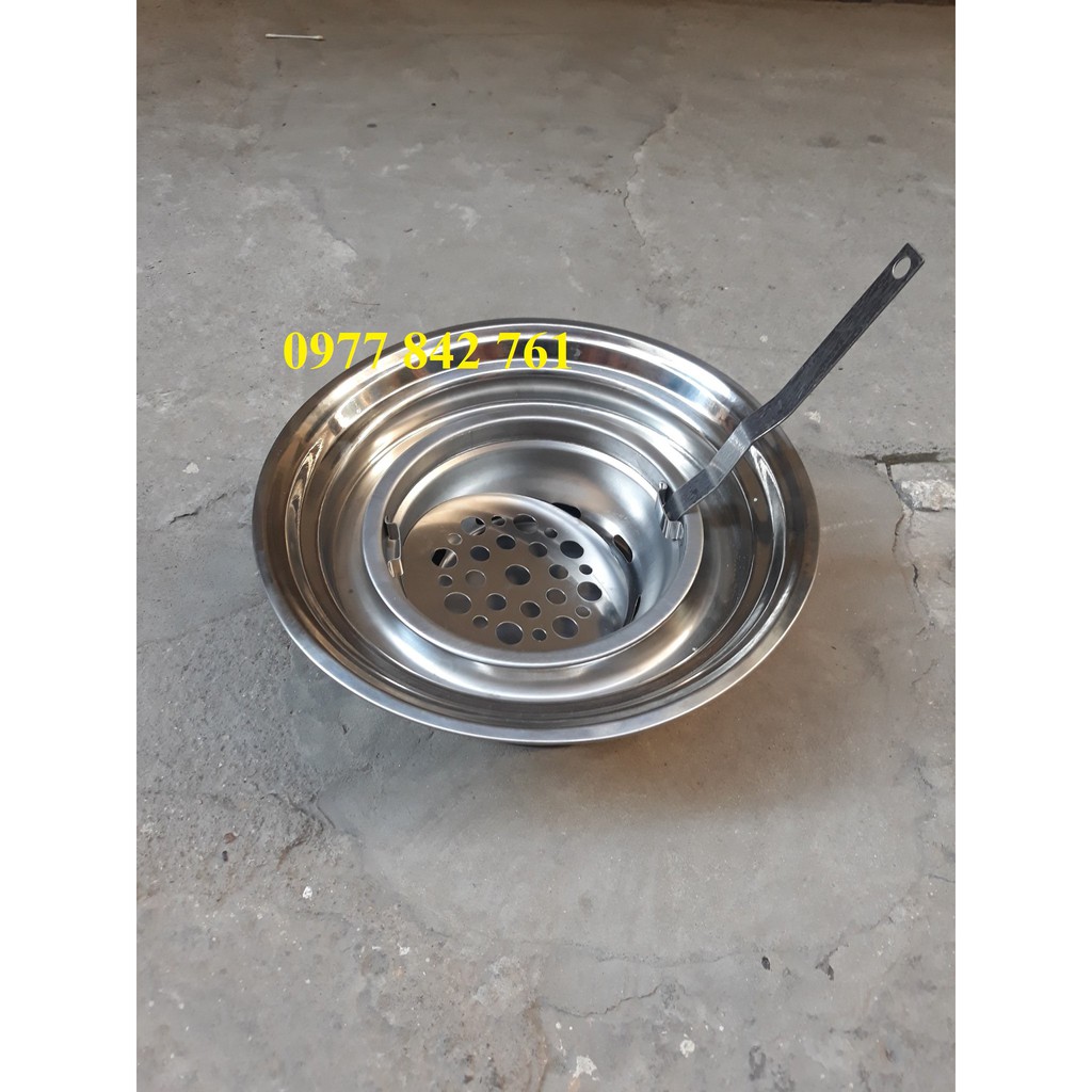 Chậu than inox cho bếp nướng than hoa