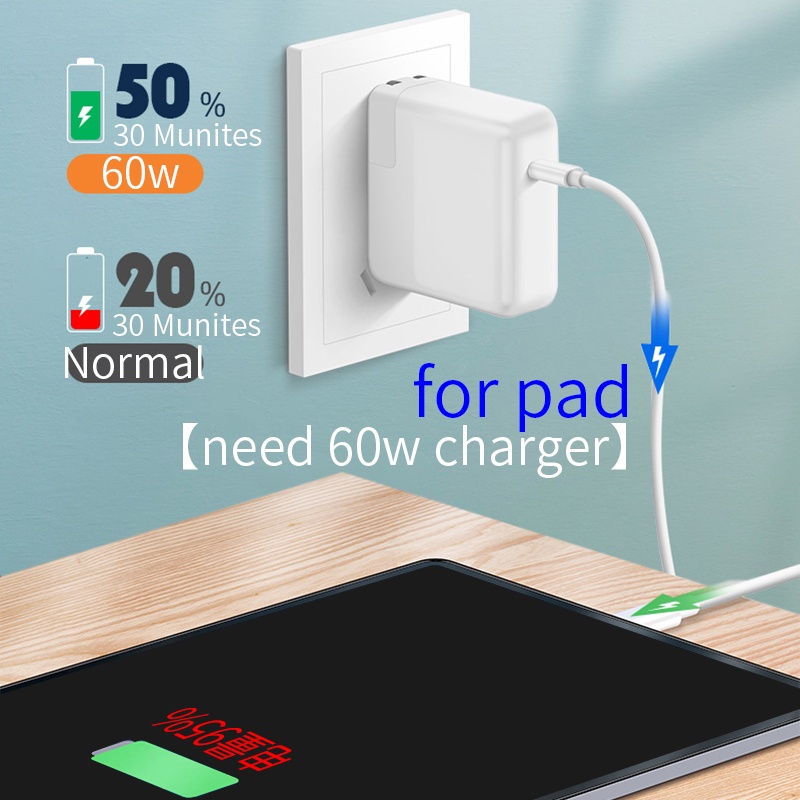 Dây Cáp Sạc Nhanh 60W USB C Sang Type C 5A 60W PD Chuyên Dụng Cho Ipad pro xiaomi huawei