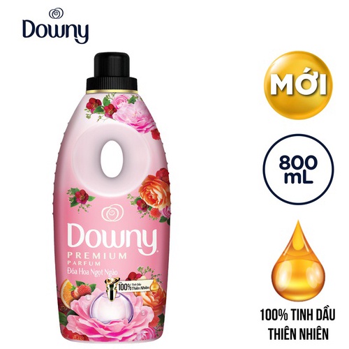 Nước xả vải Downy chai 900ML, Đủ Hương tinh dầu thiên nhiên.