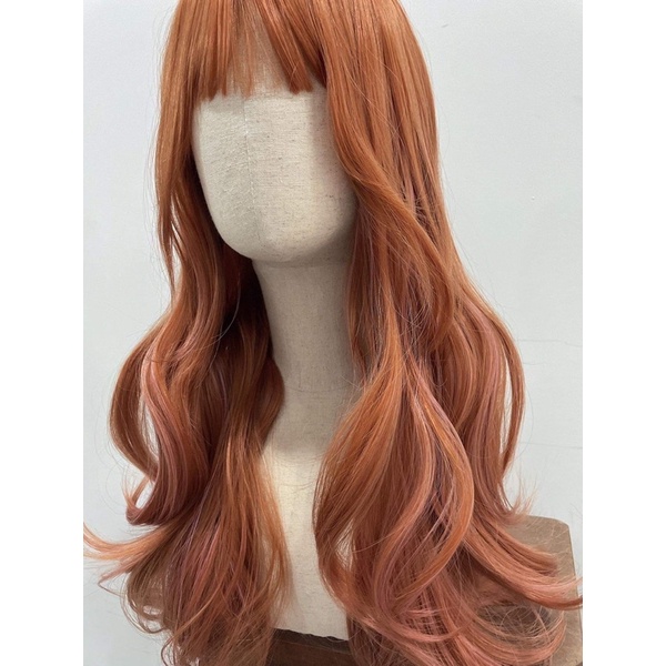 Tóc giả nguyên đầu cosplay cute-tặng lưới trùm tóc