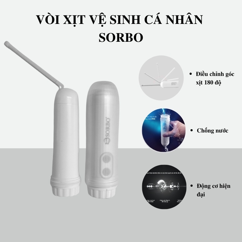 Vòi Xịt Cầm Tay Di Động Vệ Sinh Cá Nhân Mini Chăm Sóc Người Già Trẻ Em