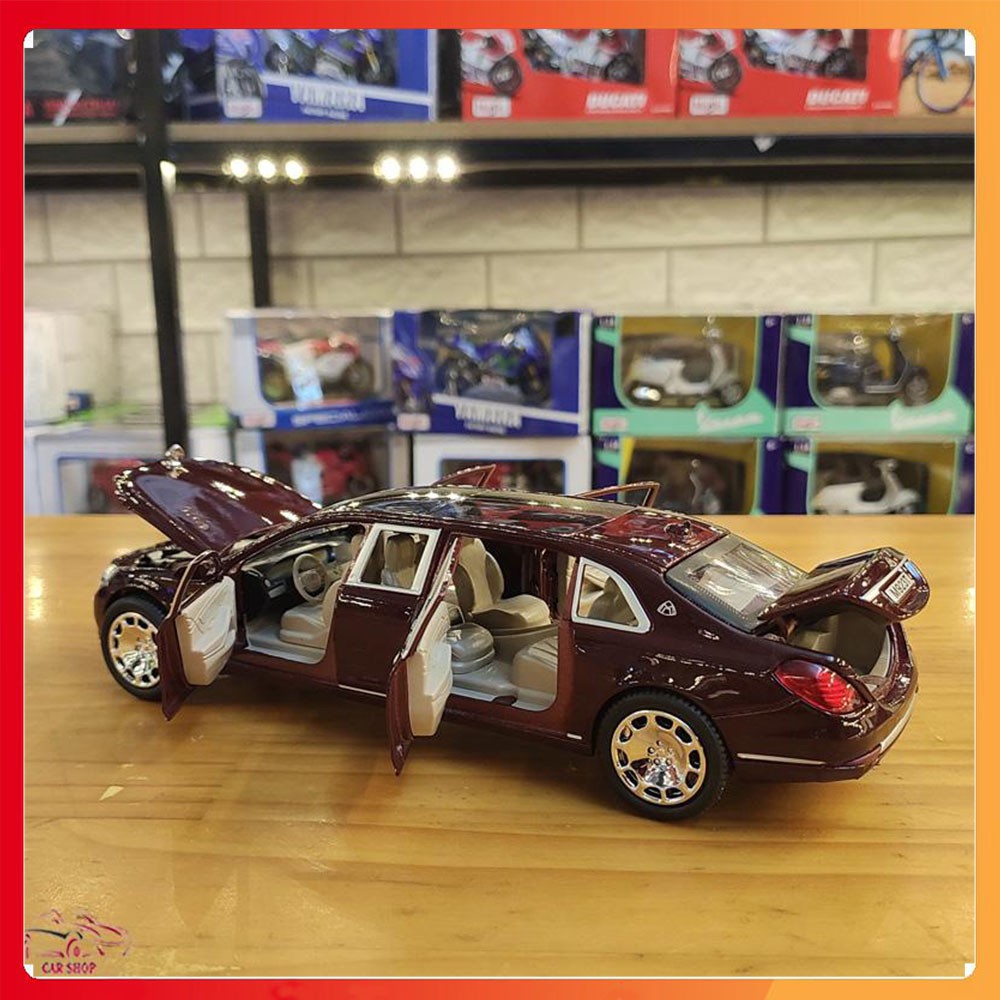 Xe mô hình Mercedes-Benz Maybach S600 tỉ lệ 1:24 XLG cao cấp