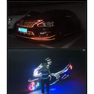 Cuộn Decal 8 Mét, Phản Quang Dán Viền Thân Xe