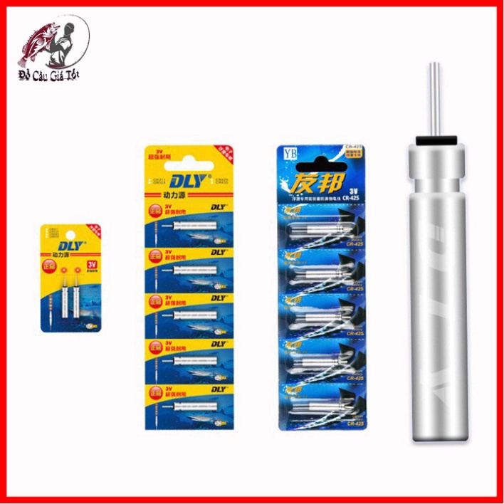 Pin Lắp Phao Đêm, Pin Điện Tử CR425 Chuyên Lắp Phao Câu Đêm