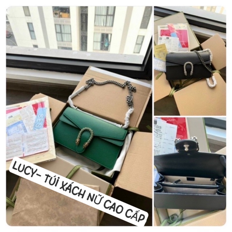 ✅Túi GG đầu rồng Nguyên bản - Size 27cm - Da bê 100% [Full2box]