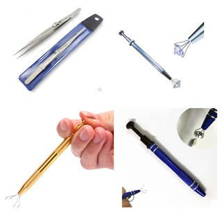 Kẹp nhíp gắp có Khóa , có rãnh giữ chặt.
