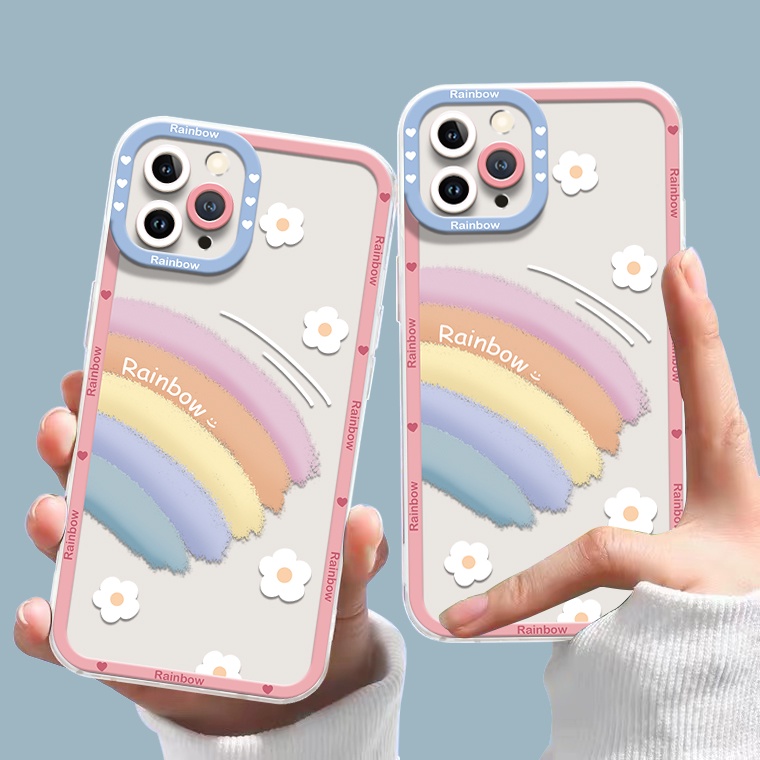 Ốp Điện Thoại TPU Dẻo Trong Suốt Họa Tiết Hoạt Hình Dễ Thương Cho IPhone 14 13 11 Pro X XR XS Max 12 6 6S 7 8 14 Plus