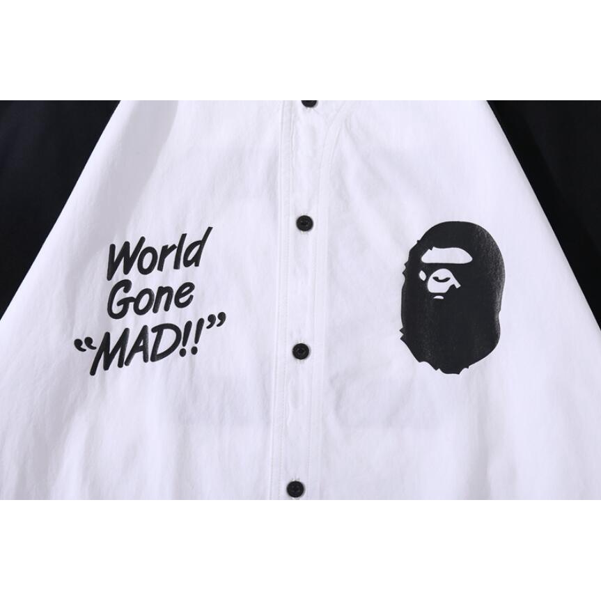 Bape Áo Thun cotton Tay Ngắn In Họa Tiết Thời Trang Cho Nam Nữ