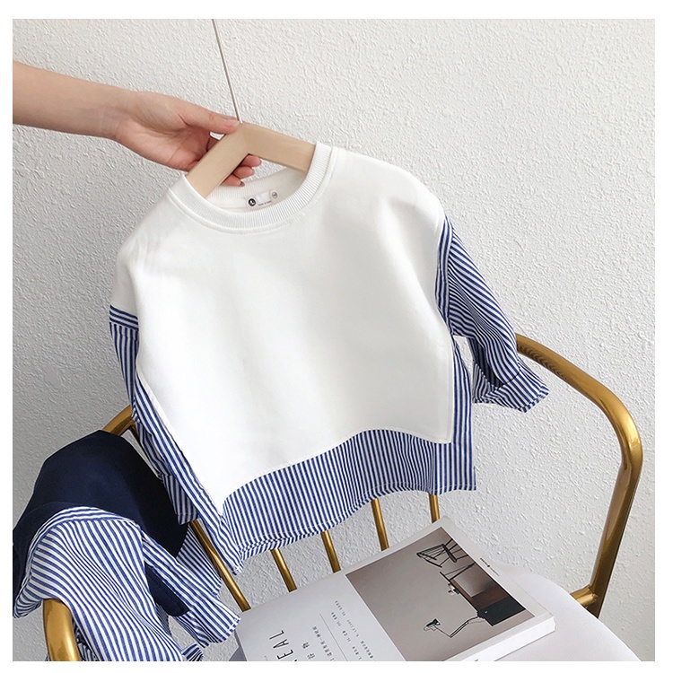 Áo Sweater Tay Dài Phong Cách Nhật Bản Hàn Quốc Thời Trang Xuân Thu Hàng Mới 2022 Dành Cho Bé Trai