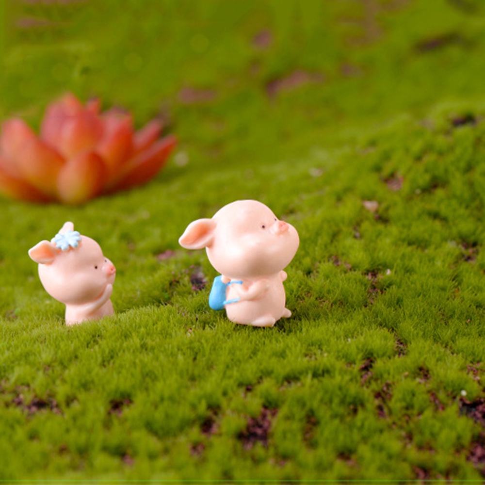 Đồ Chơi Mô Hình Gia Đình Heo Mini Trang Trí Sân Vườn DIY