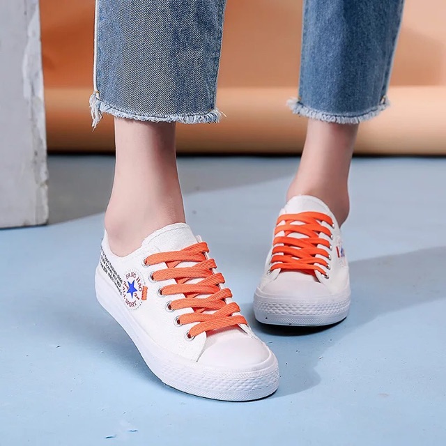 giày thể thao đế bằng nữ thời trang | BigBuy360 - bigbuy360.vn