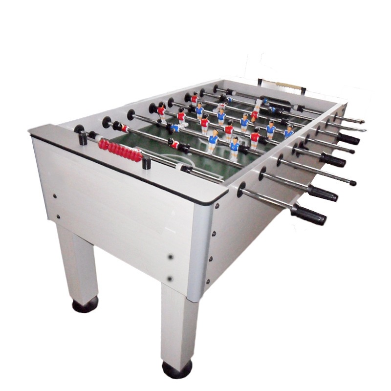 Bàn Bi Lắc Bóng Đá Cỡ Lớn 1,4m Luxury White Chuẩn Thi Đấu, Banh Bàn Foosball 1m4 Gia Đình Văn Phòng Kinh Doanh Hanana