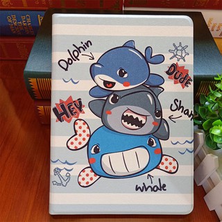 Ốp iPad, Bao Da iPad Hình cá mập chibi