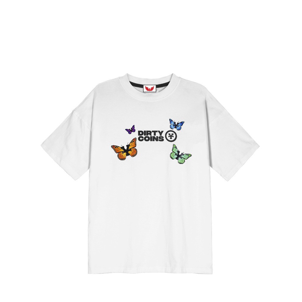 Áo Thun Tay Lỡ In Bướm Dirty Coins | BigBuy360 - bigbuy360.vn