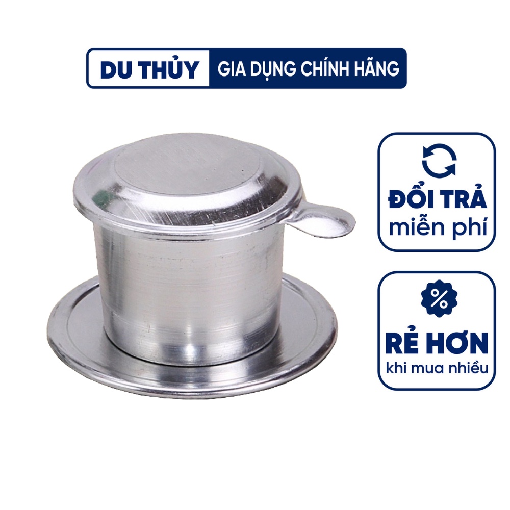 Phin cafe nhôm nhiều size phù hợp pha 1 ly cà phê hoặc pha nhiều ly cà phê dùng cho quán nước - PHIN CAFE NHÔM HT