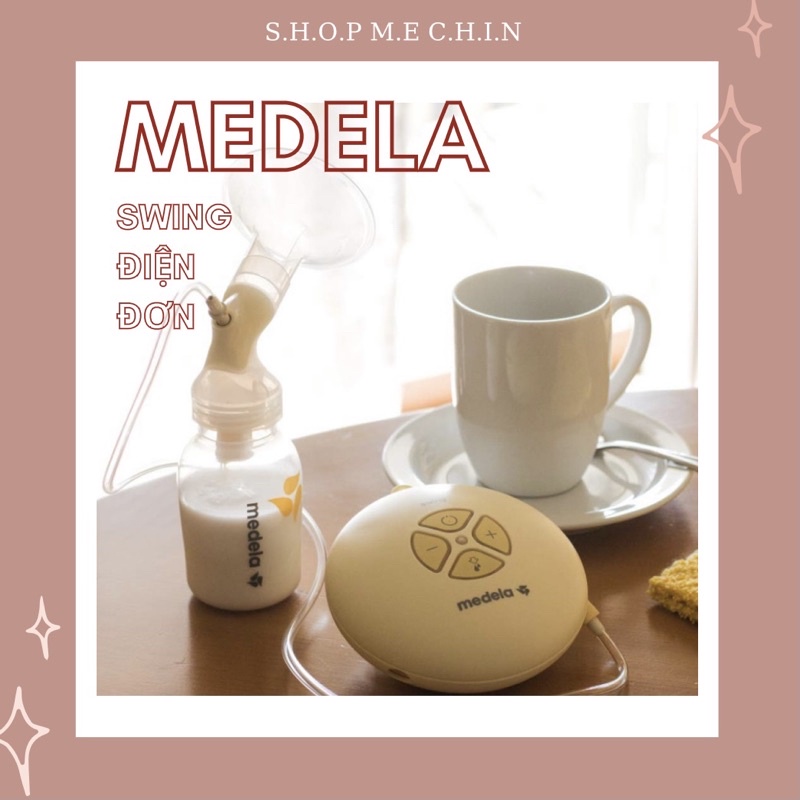 Máy hút sữa Medela Swing điện đơn like new 99%