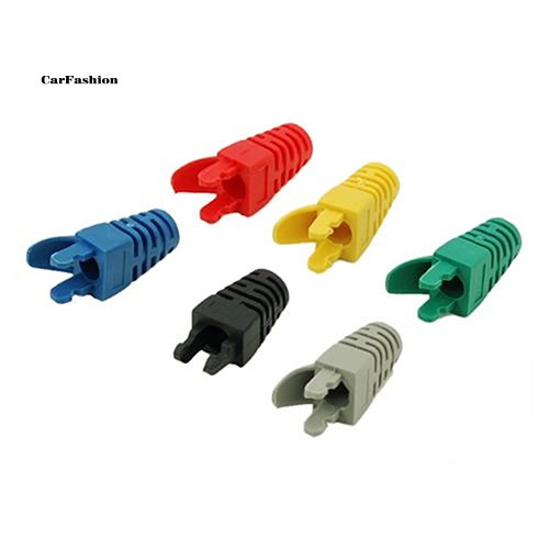 Set 10 Đầu Bọc Bảo Vệ Đầu Dây Cáp Mạng Rj45 Cat5 Tiện Dụng