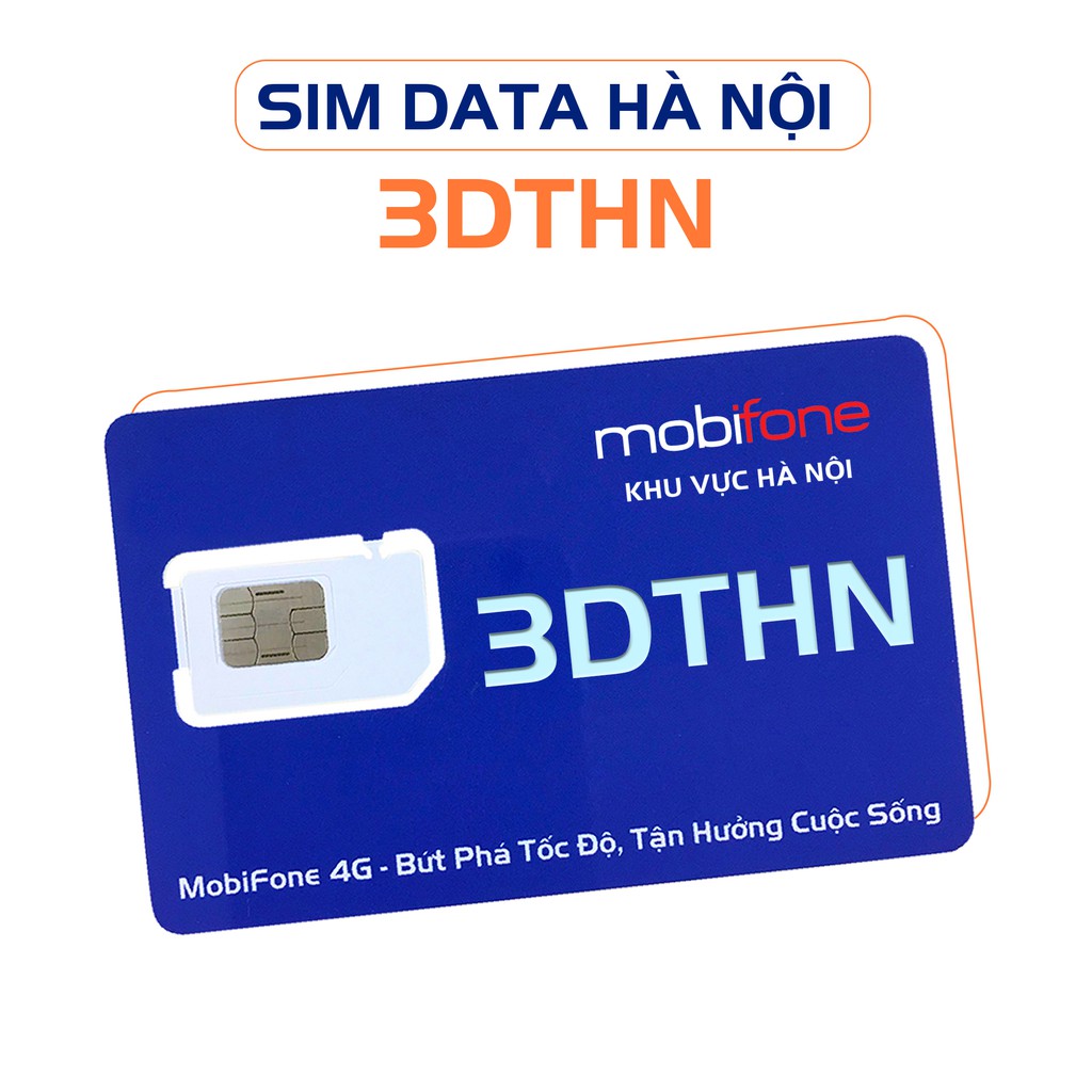 Siêu Sim  Data Hà Nội MobiFone 3DTHN (3 tháng)