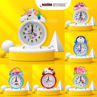 Đồng hồ báo thức chuông đôi siêu to cute, Đồng hồ bao thức cute chuông báo thức siêu to giá rẻ