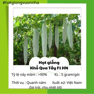 Hạt giống khổ qua tây f1 hn - gói 5 gram