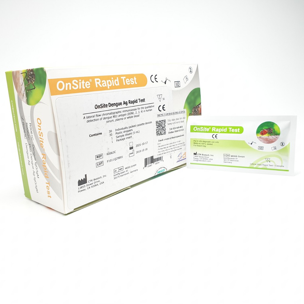 Chẩn Đoán Sốt Xuất Huyết Ns1-Dengue Ag - Dengue NS1