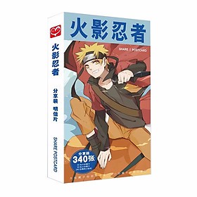 Postcard anime Naruto thiết kế sáng tạo