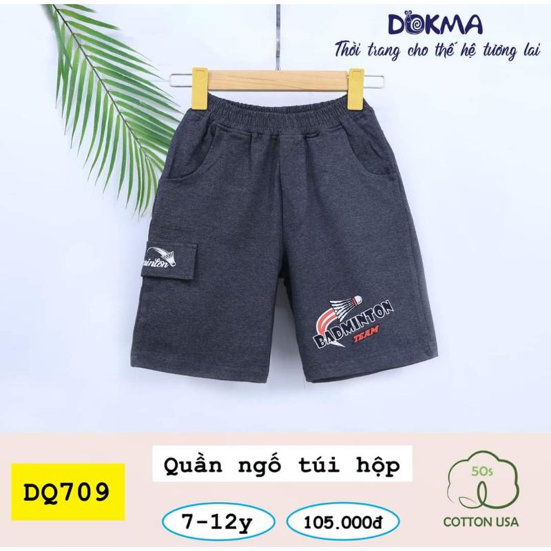 Quần đùi bé trai 7-12 tuổi Dokma DQ175S