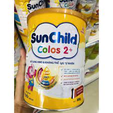 Sữa bột Sunchild Colos 2+ 800g hết date