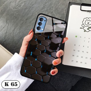 Ốp lưng kính 3D cho Oppo RENO 4