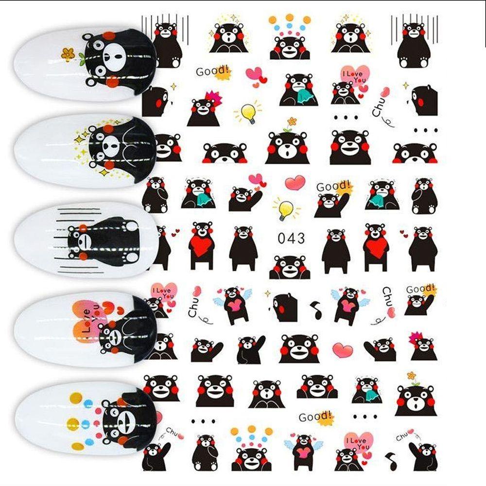 LILYES Miếng Dán Trang Trí Móng Tay Họa Tiết Hoạt Hình Doremon / Chuột Mickey / Dragon Ball Dễ Thương Cho Nữ