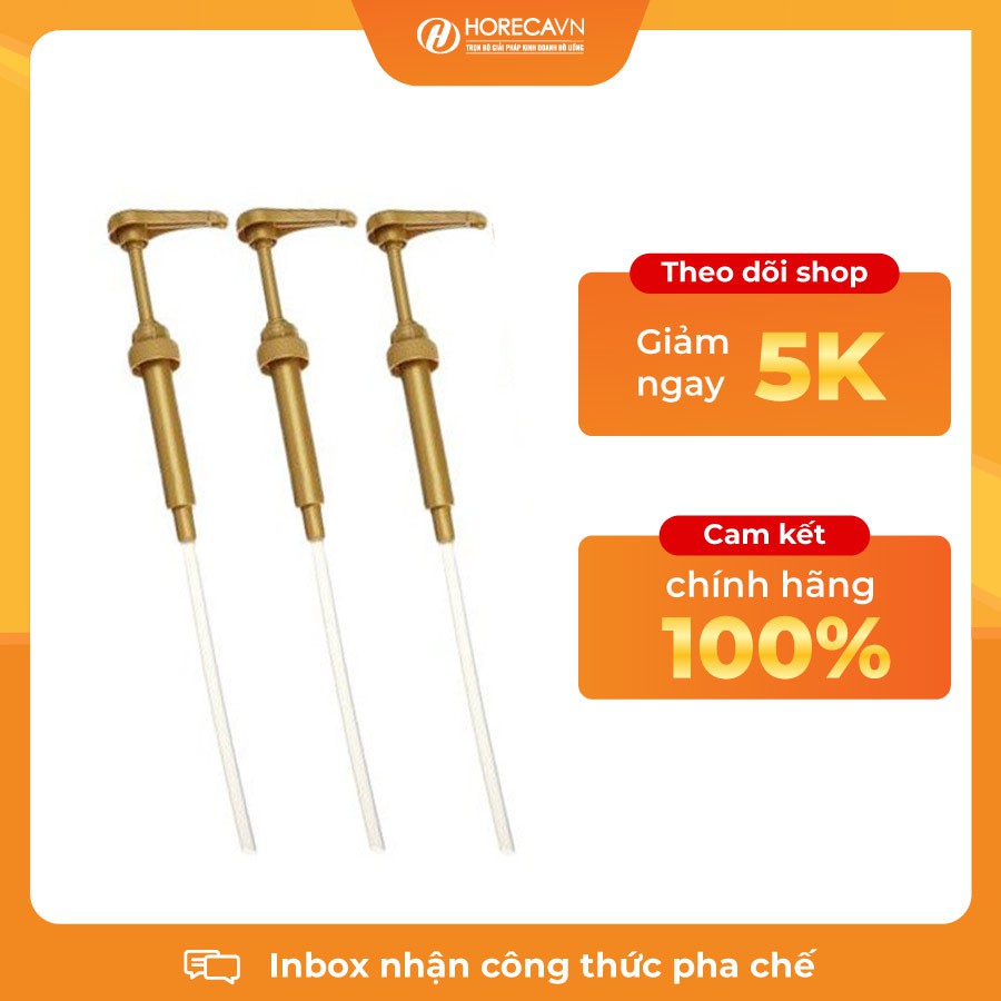 Bơm siro Torani 7,5ml - Bơm Siro Nhựa Tiêu Chuẩn, Định Lượng 7,5ml Mỗi Lần Bơm