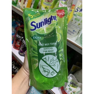 Nước rửa chén Sunlight Matcha Trà Nhật, bịch 750g